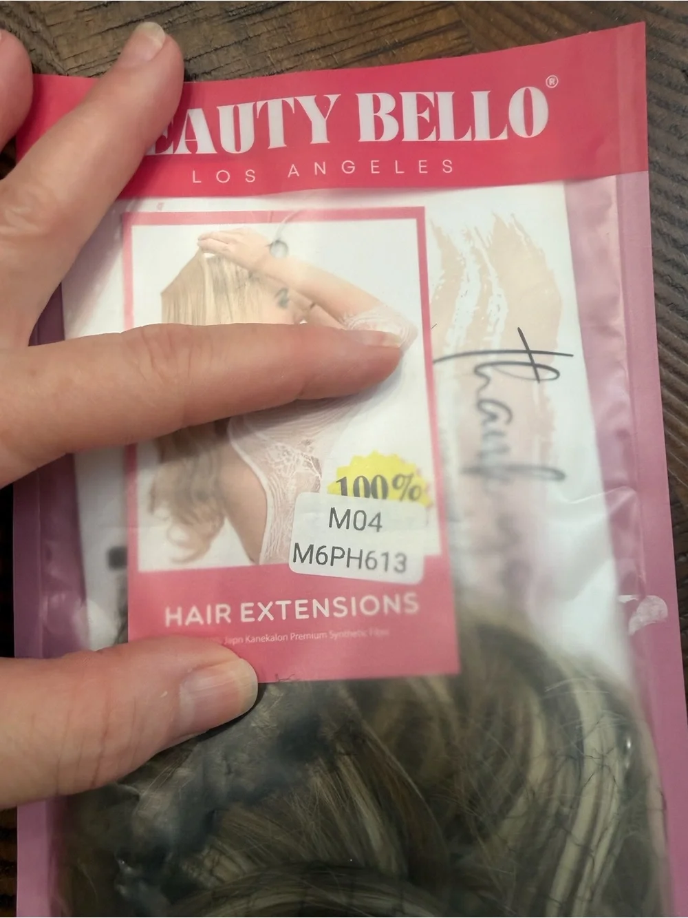Blonde Brown Halo Hair Extensions - Secret Invisible Halo, opened never used